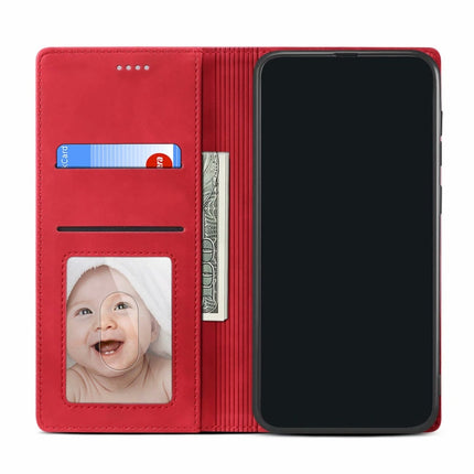 GUSSIM GS-001 Business Style Horizontal Flip Skin Feel PU Leather Case with Holder & Card Slots & Wallet & Photo Frame, For Samsung Galaxy A21
