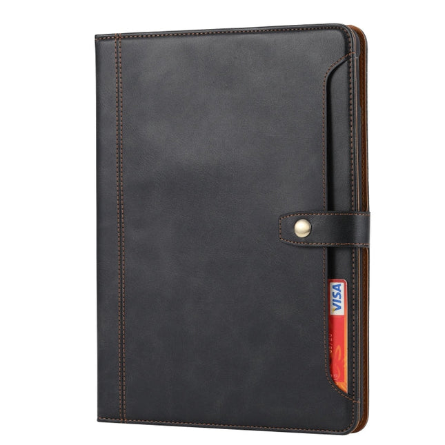 Calf Texture Double Fold Clasp Horizontal Flip Leather Case with Photo Frame & Holder & Card Slots & Wallet, For iPad 10.2, For iPad Pro 10.5, For iPad 9.7 (2018/2017) / Air 2, For iPad mini 5 / mini 4 / mini 3, For iPad Pro 11 inch (2020)             ...