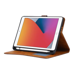 Calf Texture Double Fold Clasp Horizontal Flip Leather Case with Photo Frame & Holder & Card Slots & Wallet