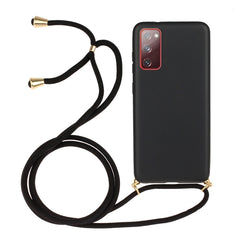 Wheat Straw Material + TPU Protective Case with Lanyard, For Samsung Galaxy S20 FE, For Samsung Galaxy A21s
