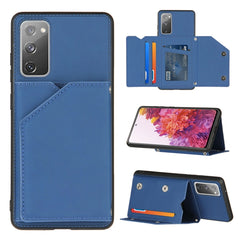 Skin Feel PU + TPU + PC Back Cover Shockproof Case with Card Slots & Holder & Photo Frame, For OPPO Realme C15, For Samsung Galaxy M60s & A81, For Huawei P40 Lite & Nova 6 SE, For Samsung Galaxy S20 FE