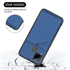 Skin Feel PU + TPU + PC Back Cover Shockproof Case with Card Slots & Holder & Photo Frame, For OPPO Realme C15, For Samsung Galaxy M60s & A81, For Huawei P40 Lite & Nova 6 SE, For Samsung Galaxy S20 FE