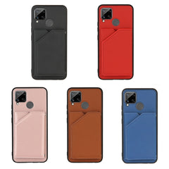 Skin Feel PU + TPU + PC Back Cover Shockproof Case with Card Slots & Holder & Photo Frame, For OPPO Realme C15, For Samsung Galaxy M60s & A81, For Huawei P40 Lite & Nova 6 SE, For Samsung Galaxy S20 FE