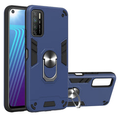 Armour Series PC + TPU Protective Case with Ring Holder, For Infinix X680 / Hot 9 Play, For Infinix Note 7 Lite
