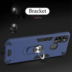 Armour Series PC + TPU Protective Case with Ring Holder, For Infinix X680 / Hot 9 Play, For Infinix Note 7 Lite