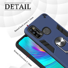 Armour Series PC + TPU Protective Case with Ring Holder, For Infinix X680 / Hot 9 Play, For Infinix Note 7 Lite