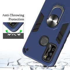 Armour Series PC + TPU Protective Case with Ring Holder, For Infinix X680 / Hot 9 Play, For Infinix Note 7 Lite