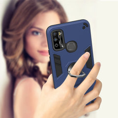 Armour Series PC + TPU Protective Case with Ring Holder, For Infinix X680 / Hot 9 Play, For Infinix Note 7 Lite