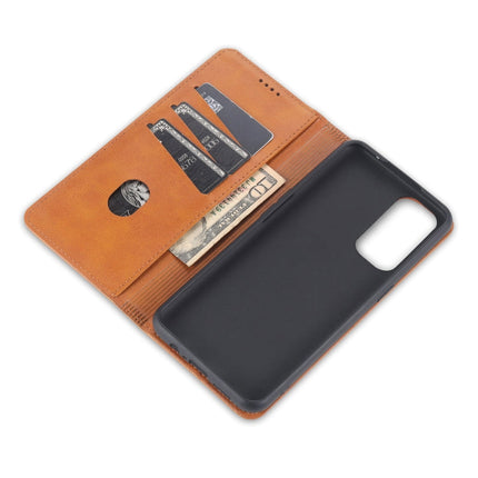 AZNS Magnetic Calf Texture Horizontal Flip Leather Case with Card Slots & Holder & Wallet, For Oppo Reno5 5G, For Oppo Reno5 Pro 5G, For Xiaomi Redmi Note 9 5G
