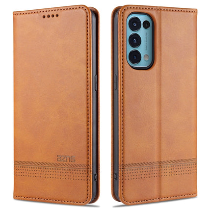 AZNS Magnetic Calf Texture Horizontal Flip Leather Case with Card Slots & Holder & Wallet, For Oppo Reno5 5G, For Oppo Reno5 Pro 5G, For Xiaomi Redmi Note 9 5G
