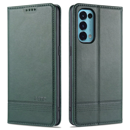 AZNS Magnetic Calf Texture Horizontal Flip Leather Case with Card Slots & Holder & Wallet, For Oppo Reno5 5G, For Oppo Reno5 Pro 5G, For Xiaomi Redmi Note 9 5G