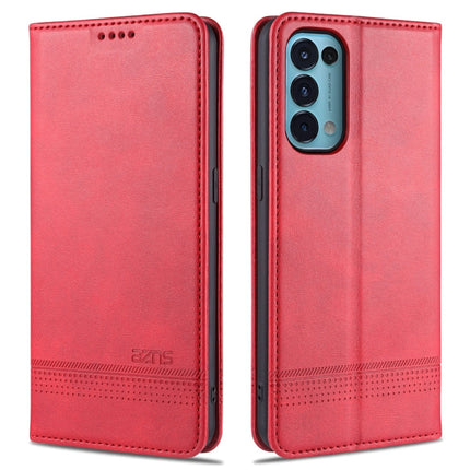 AZNS Magnetic Calf Texture Horizontal Flip Leather Case with Card Slots & Holder & Wallet, For Oppo Reno5 5G, For Oppo Reno5 Pro 5G, For Xiaomi Redmi Note 9 5G