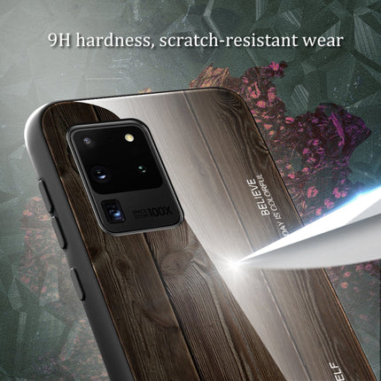 Wood Grain Glass Protective Case, For Samsung Galaxy S20, For Samsung Galaxy S20 Plus, For Samsung Galaxy S20 Ultra, For Samsung Galaxy S20 FE