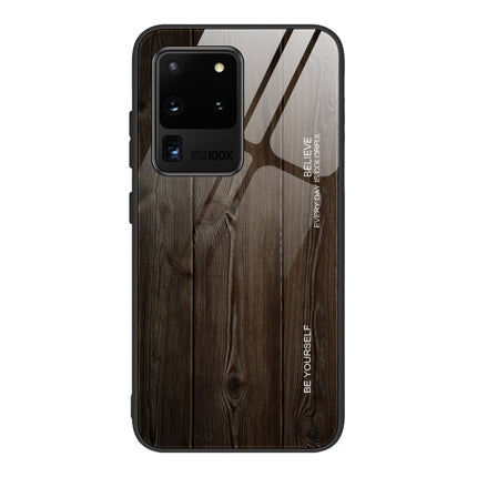 Wood Grain Glass Protective Case, For Samsung Galaxy S20, For Samsung Galaxy S20 Plus, For Samsung Galaxy S20 Ultra, For Samsung Galaxy S20 FE