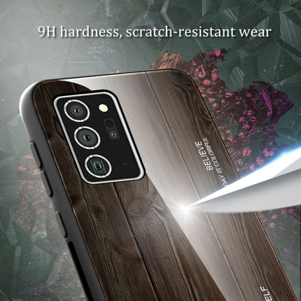 Wood Grain Glass Protective Case, For Samsung Galaxy Note20, For Samsung Galaxy Note20 Ultra, For Xiaomi Mi 10 Pro, For Xiaomi 10T / 10T Pro