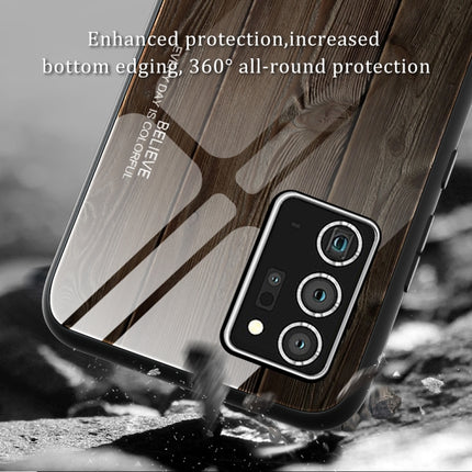 Wood Grain Glass Protective Case, For Samsung Galaxy Note20, For Samsung Galaxy Note20 Ultra, For Xiaomi Mi 10 Pro, For Xiaomi 10T / 10T Pro