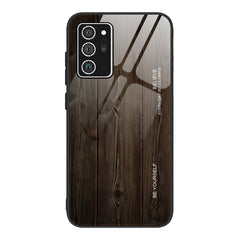 Wood Grain Glass Protective Case, For Samsung Galaxy Note20, For Samsung Galaxy Note20 Ultra, For Xiaomi Mi 10 Pro, For Xiaomi 10T / 10T Pro