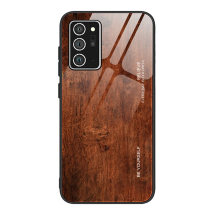 Wood Grain Glass Protective Case, For Samsung Galaxy Note20, For Samsung Galaxy Note20 Ultra, For Xiaomi Mi 10 Pro, For Xiaomi 10T / 10T Pro