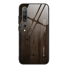 Wood Grain Glass Protective Case, For Samsung Galaxy Note20, For Samsung Galaxy Note20 Ultra, For Xiaomi Mi 10 Pro, For Xiaomi 10T / 10T Pro