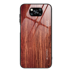 Wood Grain Glass Protective Case, For Xiaomi Mi CC9, For Xiaomi Poco X3 NFC, For Xiaomi Redmi K30 Pro, For Xiaomi Redmi Note 9S