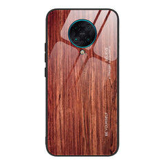 Wood Grain Glass Protective Case, For Xiaomi Mi CC9, For Xiaomi Poco X3 NFC, For Xiaomi Redmi K30 Pro, For Xiaomi Redmi Note 9S