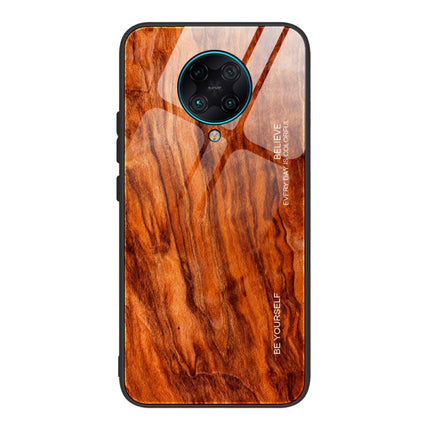 Wood Grain Glass Protective Case, For Xiaomi Mi CC9, For Xiaomi Poco X3 NFC, For Xiaomi Redmi K30 Pro, For Xiaomi Redmi Note 9S