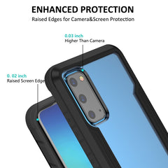 iPAKY Thunder Series Aluminum Frame + TPU Bumper + Clear PC Shockproof Case, For Samsung Galaxy S20, For Samsung Galaxy S20 Plus, For Samsung Galaxy S20 Ultra, For Samsung Galaxy S21 5G, For Samsung Galaxy S21+ 5G, For Samsung Galaxy S21 Ultra 5G