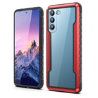 For Samsung Galaxy S21 Ultra 5G / Black + Red