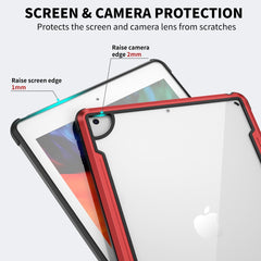 iPAKY Thunder Series Aluminum Frame + TPU Bumper + Clear PC Shockproof Case, For iPad 10.2, For iPad Air 2022 / 2020 10.9