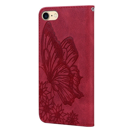 Retro Skin Feel Butterflies Embossing Horizontal Flip Leather Case with Holder & Card Slots & Wallet, For iPhone 6 / 6s, For iPhone 6 Plus / 6s Plus, For iPhone SE 2022 / SE 2020 / 8 / 7, For iPhone 8 Plus / 7Plus