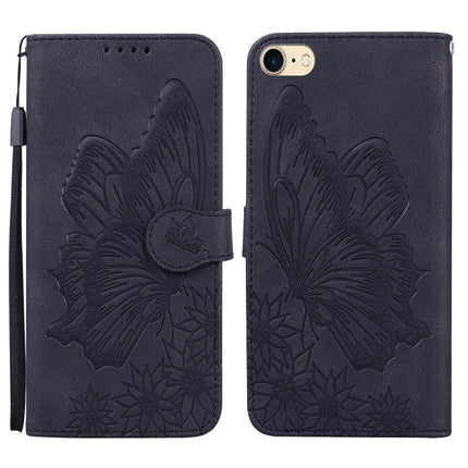Retro Skin Feel Butterflies Embossing Horizontal Flip Leather Case with Holder & Card Slots & Wallet, For iPhone 6 / 6s, For iPhone 6 Plus / 6s Plus, For iPhone SE 2022 / SE 2020 / 8 / 7, For iPhone 8 Plus / 7Plus
