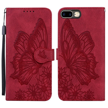 Retro Skin Feel Butterflies Embossing Horizontal Flip Leather Case with Holder & Card Slots & Wallet, For iPhone 6 / 6s, For iPhone 6 Plus / 6s Plus, For iPhone SE 2022 / SE 2020 / 8 / 7, For iPhone 8 Plus / 7Plus