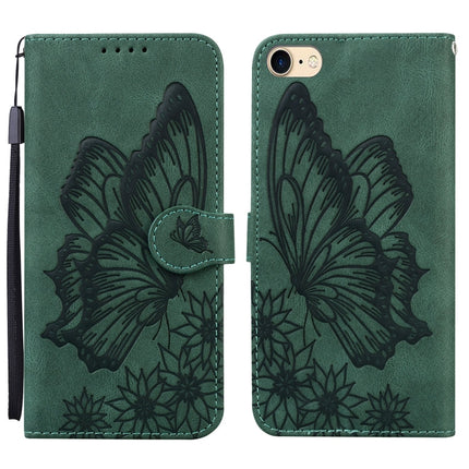 Retro Skin Feel Butterflies Embossing Horizontal Flip Leather Case with Holder & Card Slots & Wallet, For iPhone 6 / 6s, For iPhone 6 Plus / 6s Plus, For iPhone SE 2022 / SE 2020 / 8 / 7, For iPhone 8 Plus / 7Plus
