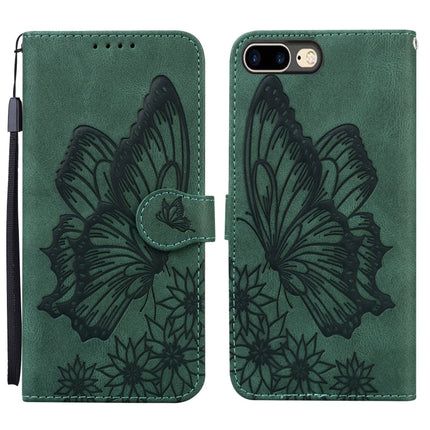 Retro Skin Feel Butterflies Embossing Horizontal Flip Leather Case with Holder & Card Slots & Wallet, For iPhone 6 / 6s, For iPhone 6 Plus / 6s Plus, For iPhone SE 2022 / SE 2020 / 8 / 7, For iPhone 8 Plus / 7Plus