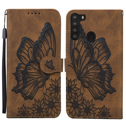 Retro Skin Feel Butterflies Embossing Horizontal Flip Leather Case with Holder & Card Slots & Wallet, For Samsung Galaxy A11, For Samsung Galaxy A12 5G, For Samsung Galaxy A21, For Samsung Galaxy A21s