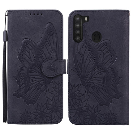 Retro Skin Feel Butterflies Embossing Horizontal Flip Leather Case with Holder & Card Slots & Wallet, For Samsung Galaxy A11, For Samsung Galaxy A12 5G, For Samsung Galaxy A21, For Samsung Galaxy A21s