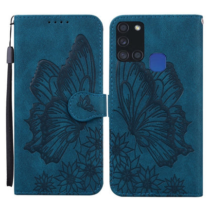 Retro Skin Feel Butterflies Embossing Horizontal Flip Leather Case with Holder & Card Slots & Wallet, For Samsung Galaxy A11, For Samsung Galaxy A12 5G, For Samsung Galaxy A21, For Samsung Galaxy A21s