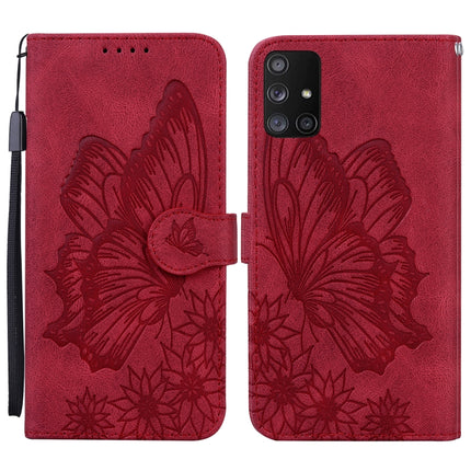 Retro Skin Feel Butterflies Embossing Horizontal Flip Leather Case with Holder & Card Slots & Wallet, For Samsung Galaxy A42 5G, For Samsung Galaxy A51, For Samsung Galaxy A71, For Samsung Galaxy Note20 Ultra