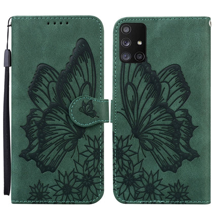 Retro Skin Feel Butterflies Embossing Horizontal Flip Leather Case with Holder & Card Slots & Wallet, For Samsung Galaxy A42 5G, For Samsung Galaxy A51, For Samsung Galaxy A71, For Samsung Galaxy Note20 Ultra