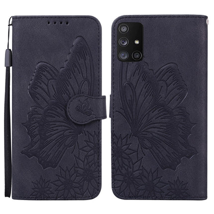 Retro Skin Feel Butterflies Embossing Horizontal Flip Leather Case with Holder & Card Slots & Wallet, For Samsung Galaxy A42 5G, For Samsung Galaxy A51, For Samsung Galaxy A71, For Samsung Galaxy Note20 Ultra
