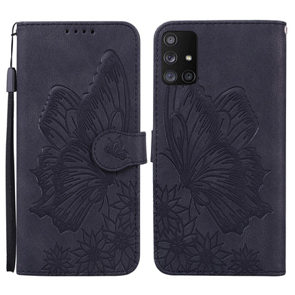 Retro Skin Feel Butterflies Embossing Horizontal Flip Leather Case with Holder & Card Slots & Wallet, For Samsung Galaxy A42 5G, For Samsung Galaxy A51, For Samsung Galaxy A71, For Samsung Galaxy Note20 Ultra