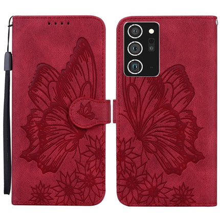 Retro Skin Feel Butterflies Embossing Horizontal Flip Leather Case with Holder & Card Slots & Wallet, For Samsung Galaxy A42 5G, For Samsung Galaxy A51, For Samsung Galaxy A71, For Samsung Galaxy Note20 Ultra