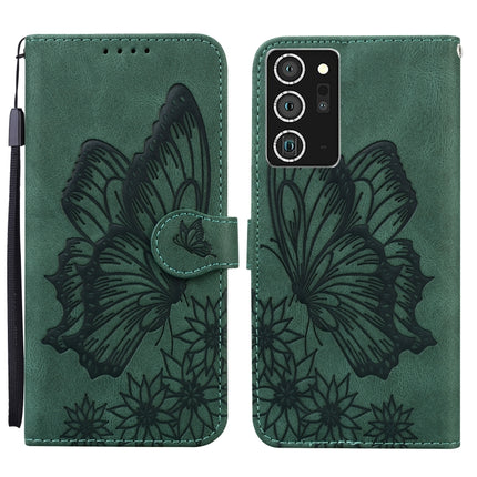 Retro Skin Feel Butterflies Embossing Horizontal Flip Leather Case with Holder & Card Slots & Wallet, For Samsung Galaxy A42 5G, For Samsung Galaxy A51, For Samsung Galaxy A71, For Samsung Galaxy Note20 Ultra