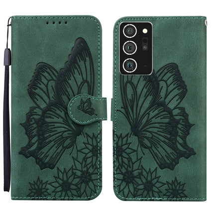 Retro Skin Feel Butterflies Embossing Horizontal Flip Leather Case with Holder & Card Slots & Wallet, For Samsung Galaxy A42 5G, For Samsung Galaxy A51, For Samsung Galaxy A71, For Samsung Galaxy Note20 Ultra