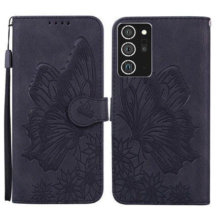 Retro Skin Feel Butterflies Embossing Horizontal Flip Leather Case with Holder & Card Slots & Wallet, For Samsung Galaxy A42 5G, For Samsung Galaxy A51, For Samsung Galaxy A71, For Samsung Galaxy Note20 Ultra