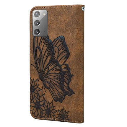 Retro Skin Feel Butterflies Embossing Horizontal Flip Leather Case with Holder & Card Slots & Wallet, For Samsung Galaxy Note20, For Samsung Galaxy Note20 5G, For Samsung Galaxy S20, For Samsung Galaxy S20 FE
