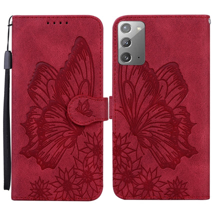 Retro Skin Feel Butterflies Embossing Horizontal Flip Leather Case with Holder & Card Slots & Wallet, For Samsung Galaxy Note20, For Samsung Galaxy Note20 5G, For Samsung Galaxy S20, For Samsung Galaxy S20 FE