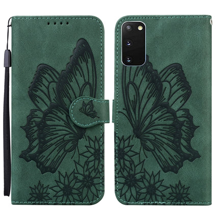 Retro Skin Feel Butterflies Embossing Horizontal Flip Leather Case with Holder & Card Slots & Wallet, For Samsung Galaxy Note20, For Samsung Galaxy Note20 5G, For Samsung Galaxy S20, For Samsung Galaxy S20 FE