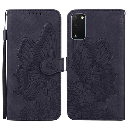 Retro Skin Feel Butterflies Embossing Horizontal Flip Leather Case with Holder & Card Slots & Wallet, For Samsung Galaxy Note20, For Samsung Galaxy Note20 5G, For Samsung Galaxy S20, For Samsung Galaxy S20 FE