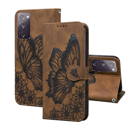 Retro Skin Feel Butterflies Embossing Horizontal Flip Leather Case with Holder & Card Slots & Wallet, For Samsung Galaxy Note20, For Samsung Galaxy Note20 5G, For Samsung Galaxy S20, For Samsung Galaxy S20 FE